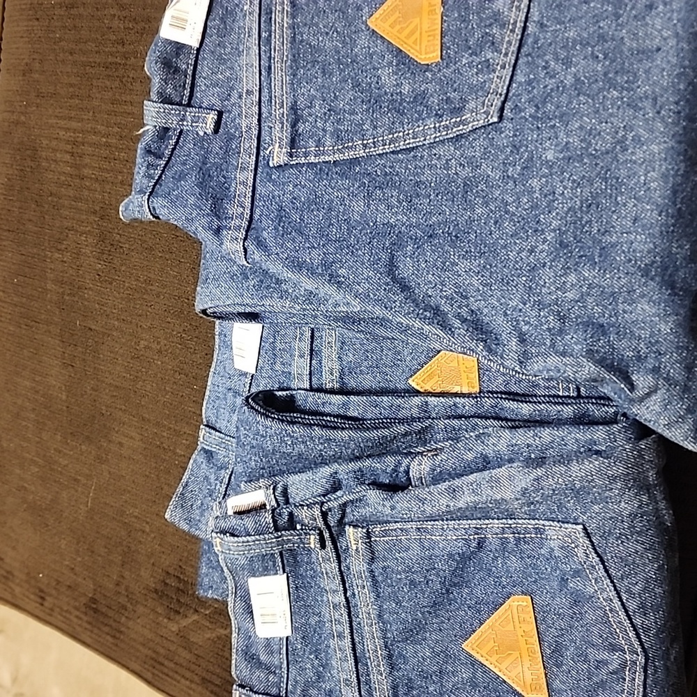 Mens Bulwark FR Flame resistant work Jeans..straight Leg Size 34x30